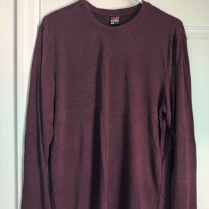Maroon HEAT KEEP sweater